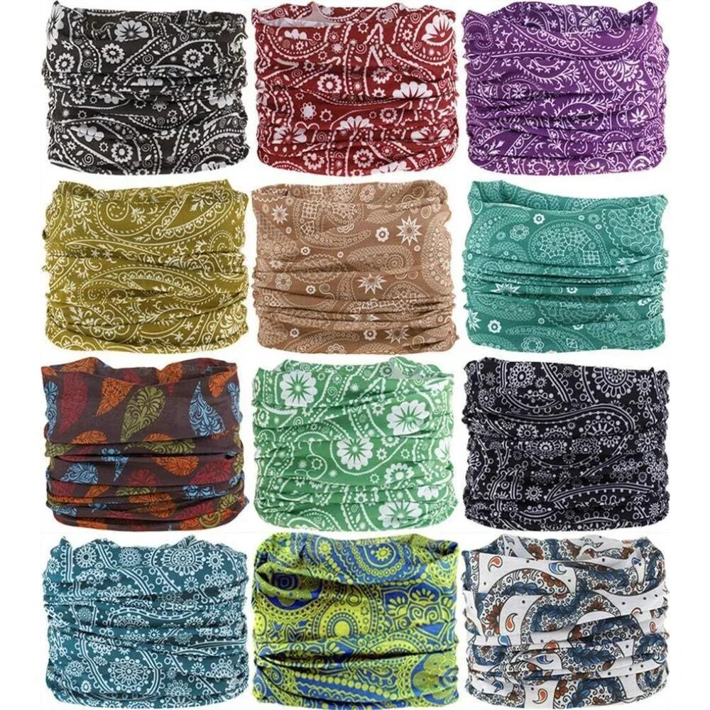 Headband Neck Gaiter Face Mask Bandana Multi-Functional Sports Headwear